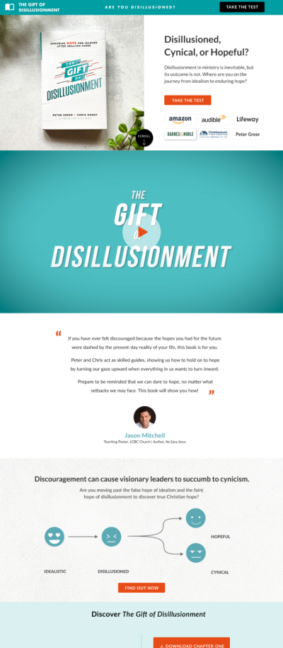 launch page display